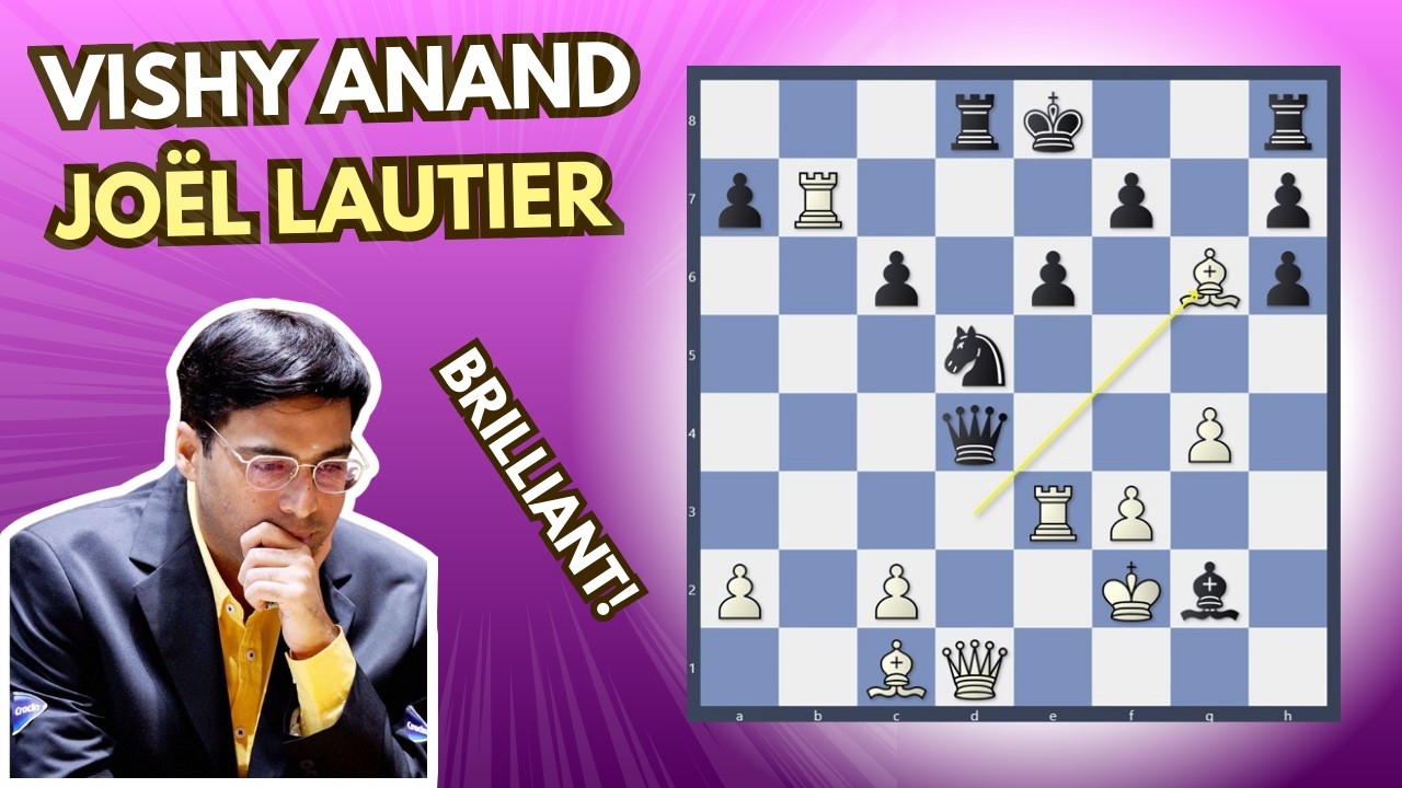 Brilliancy From Biel | Vishwanathan Anand vs. Joël Lautier (Biel, 1997)