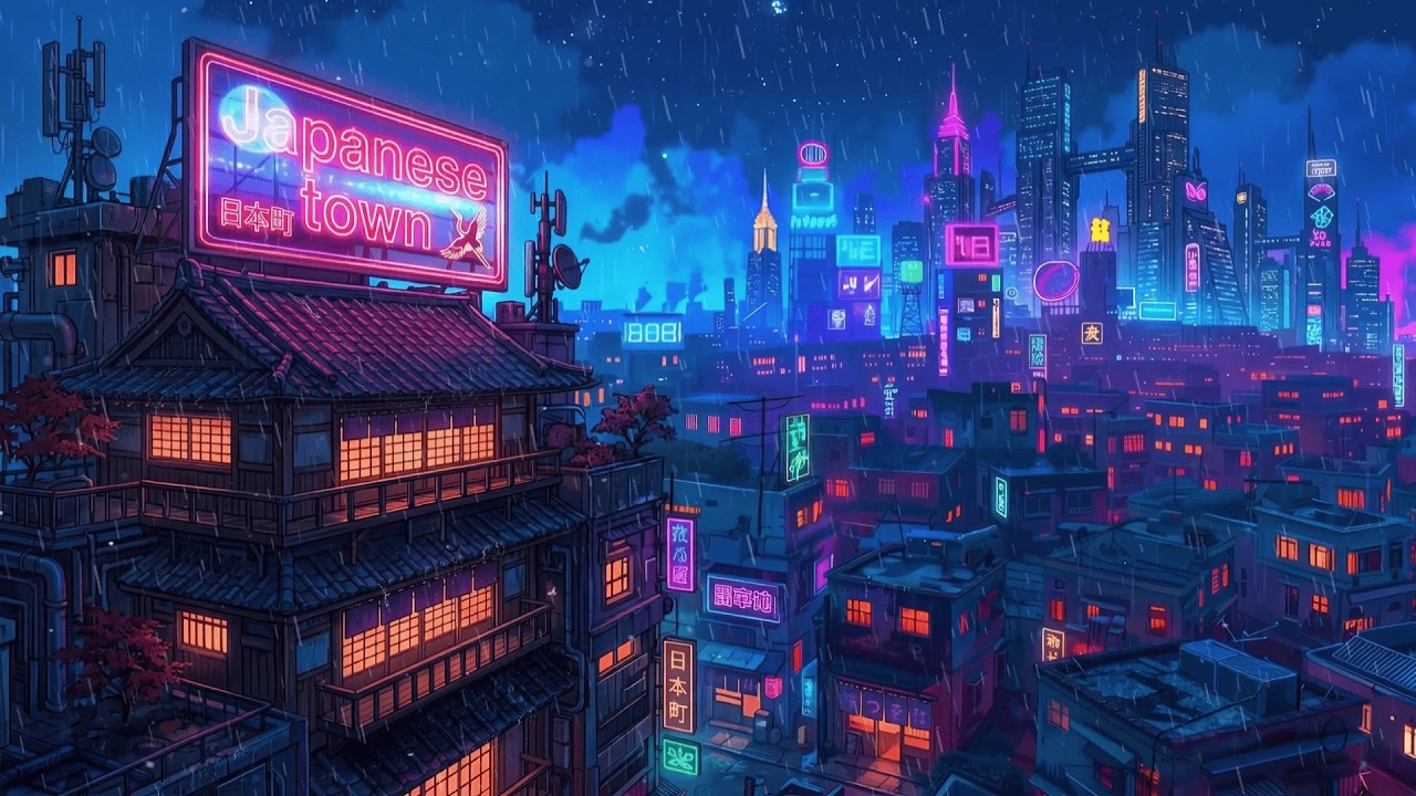 90s Rain Lofi ☔ Study Music Chillhop Beats ☕ Lofi Rain Playlist