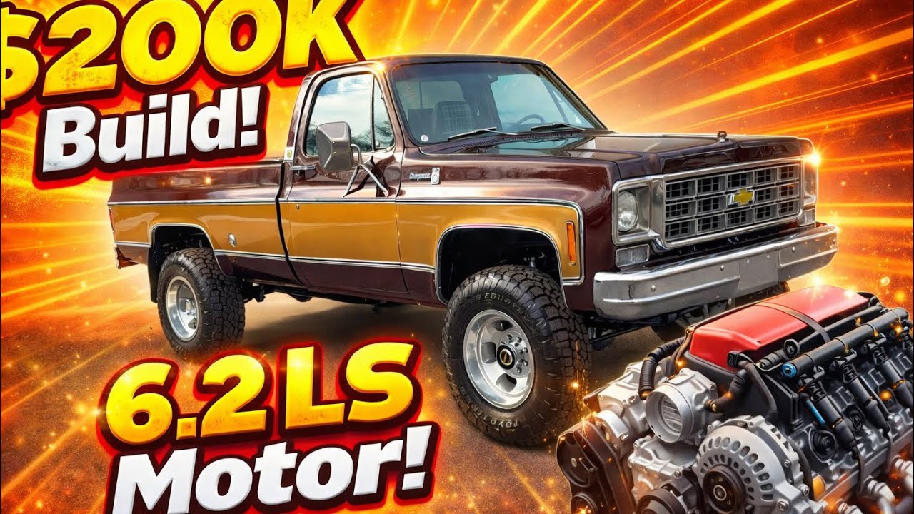 Полная реставрация Chevrolet Cheyenne K20 4X4 1978 года выпуска стоимостью 200 000 долларов.