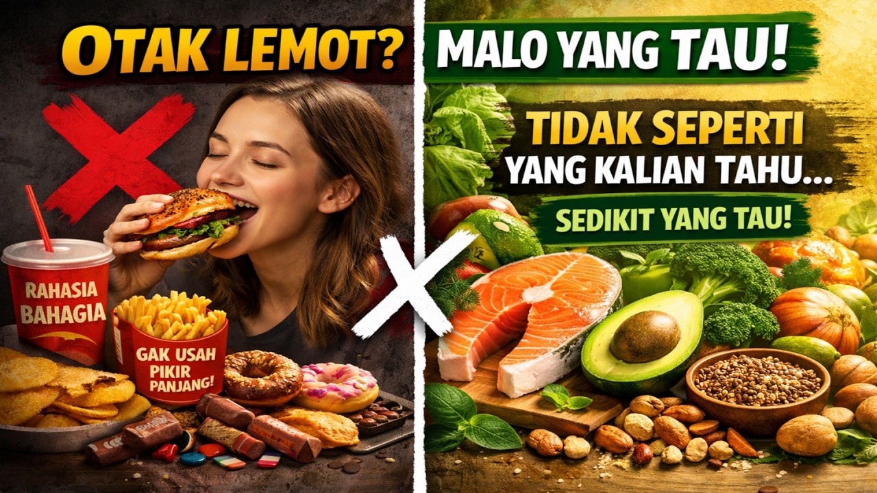 OTAK LEMOT? 🤯 Ini Dia 20 Makanan yang Akan Membuat Fokus Anda SETAJAM SILET!