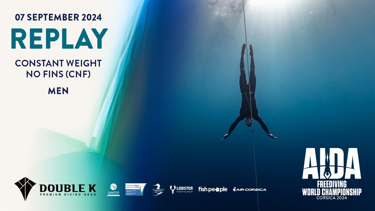AIDA Depth World Championship Ajaccio 2024 - Constant Weight No Fins (CNF) - Men