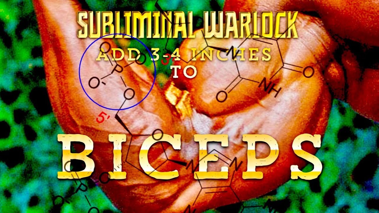 ADD 3 TO 4 INCHES TO YOUR BICEPS FAST! PURE MUSCLE!  (SUBLIMINAL WARLOCK)