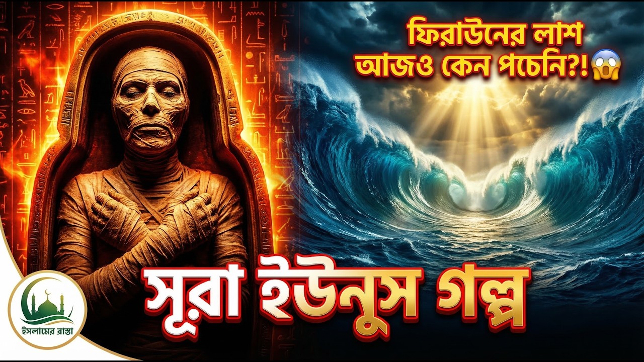 ফিরাউনের লাশ আজও কেন পচেনি? 😱 সূরা ইউনুসের এই রহস্য জানলে কাঁপবেন! | Surah Yunus Bangla