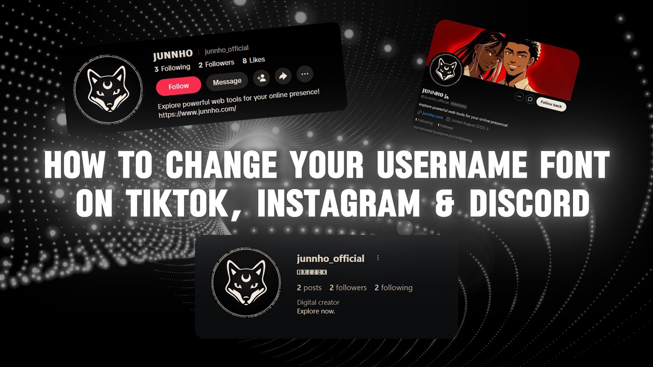 How to Change Your Username Font on TikTok, Instagram & Discord