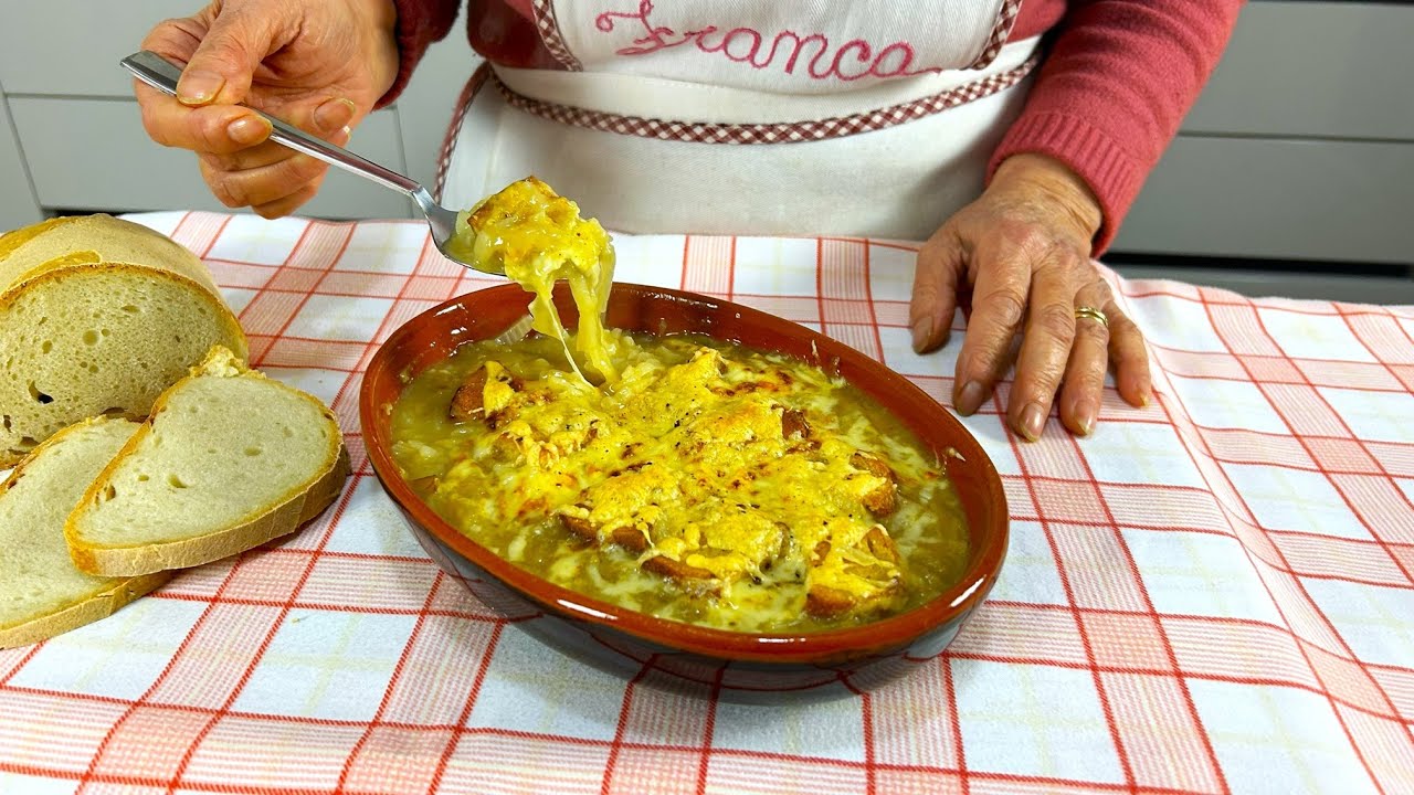 Una meravigliosa e sana Zuppa di Cipolle 😍