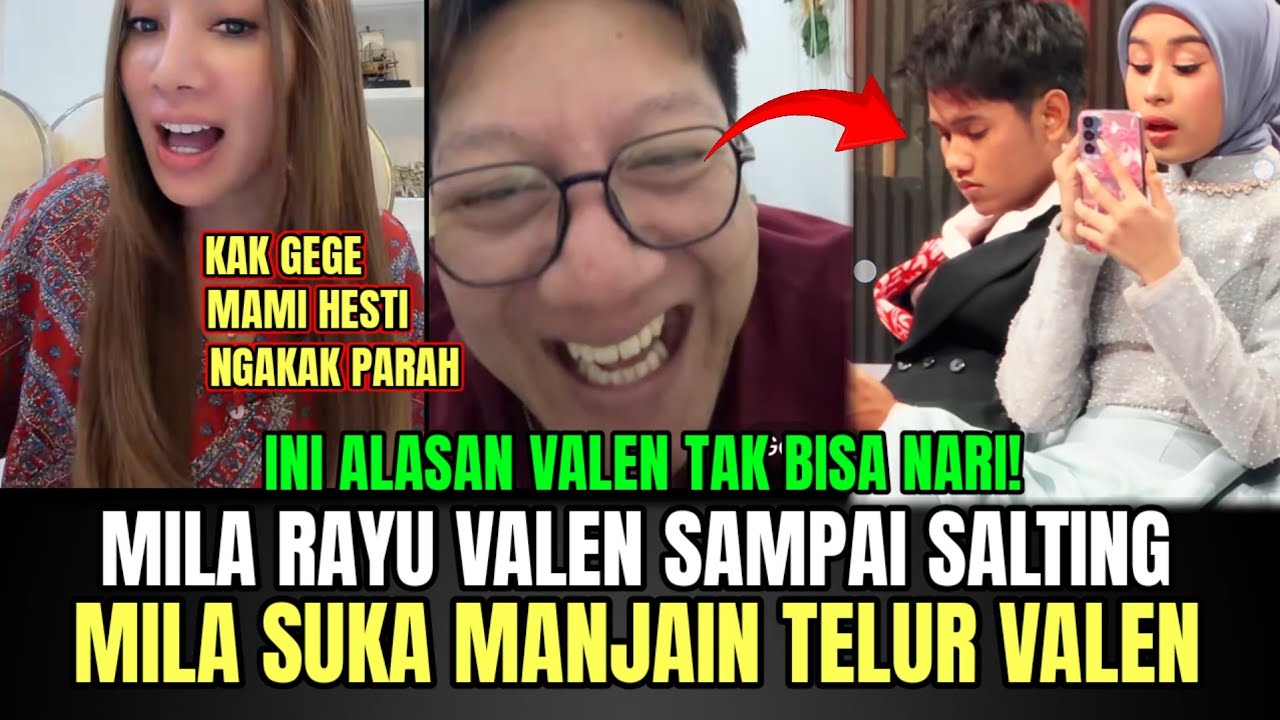 NGAKAK! Mila Rayu Valen Sampai Salting, Ini Alasan Valen Tak Bisa Menari!