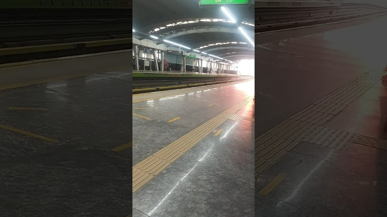 Towards Silk Institute Metro Train.