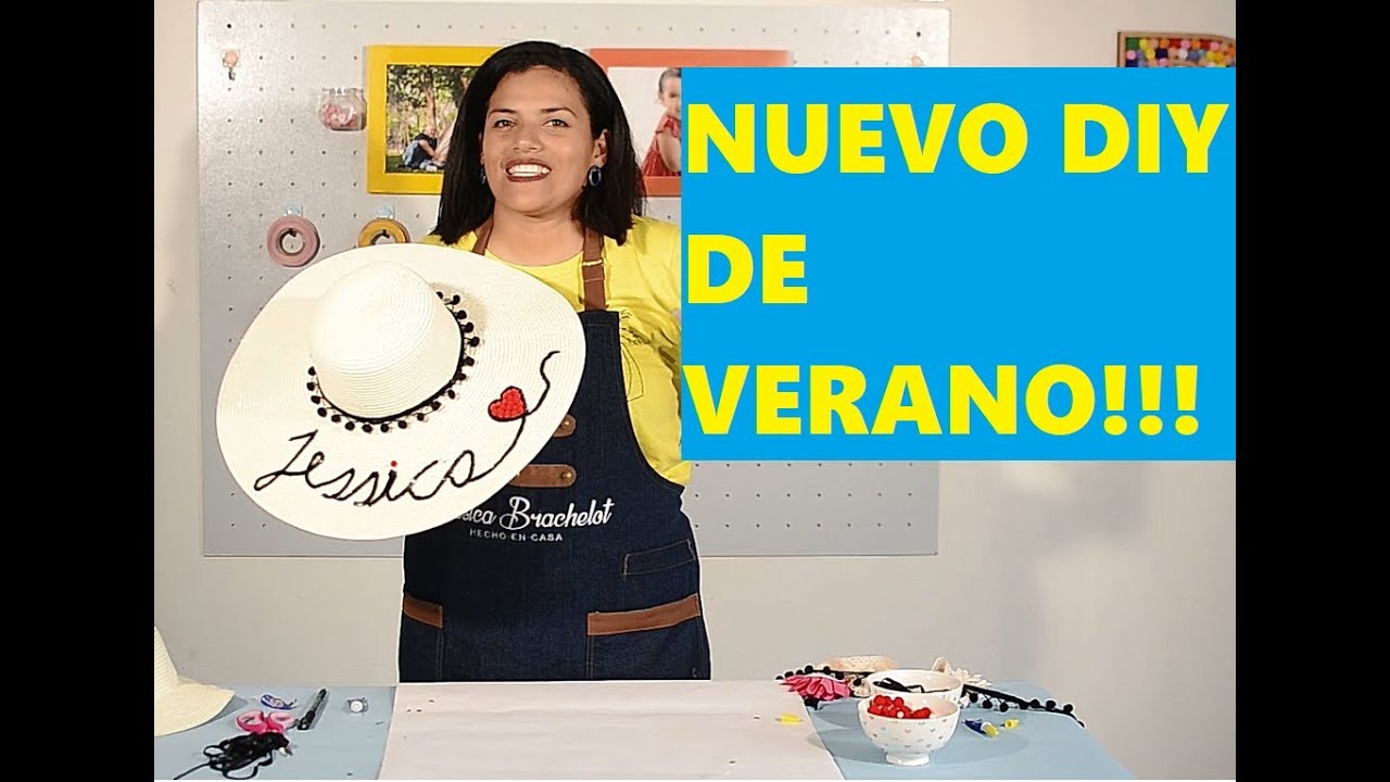 Sombrero de playa personalizado / DIY DE VERANO