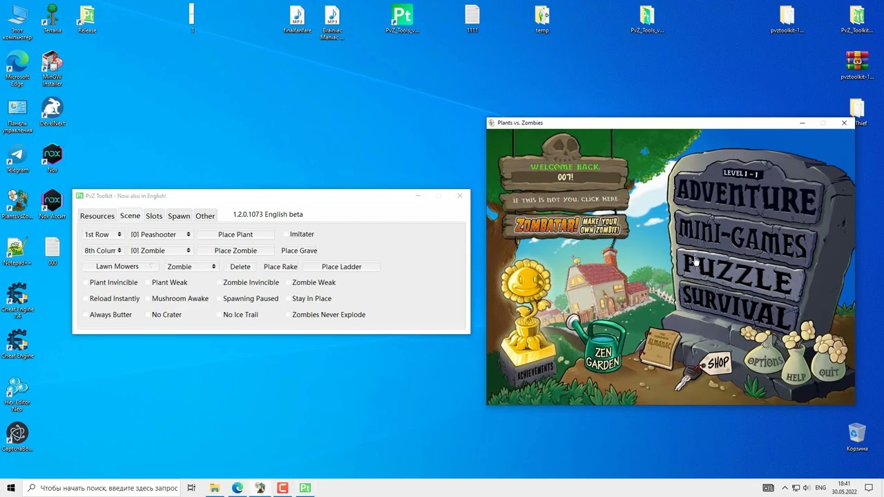 Pvz Toolkit English version