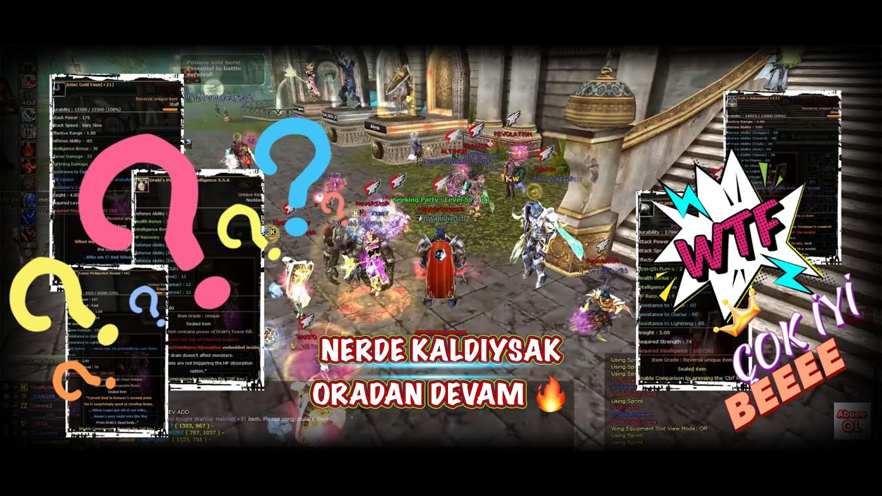 OREADS'IN ZENGİNLERİNDE BAŞKA BİR BOYUT KNİGHT ONLİNE