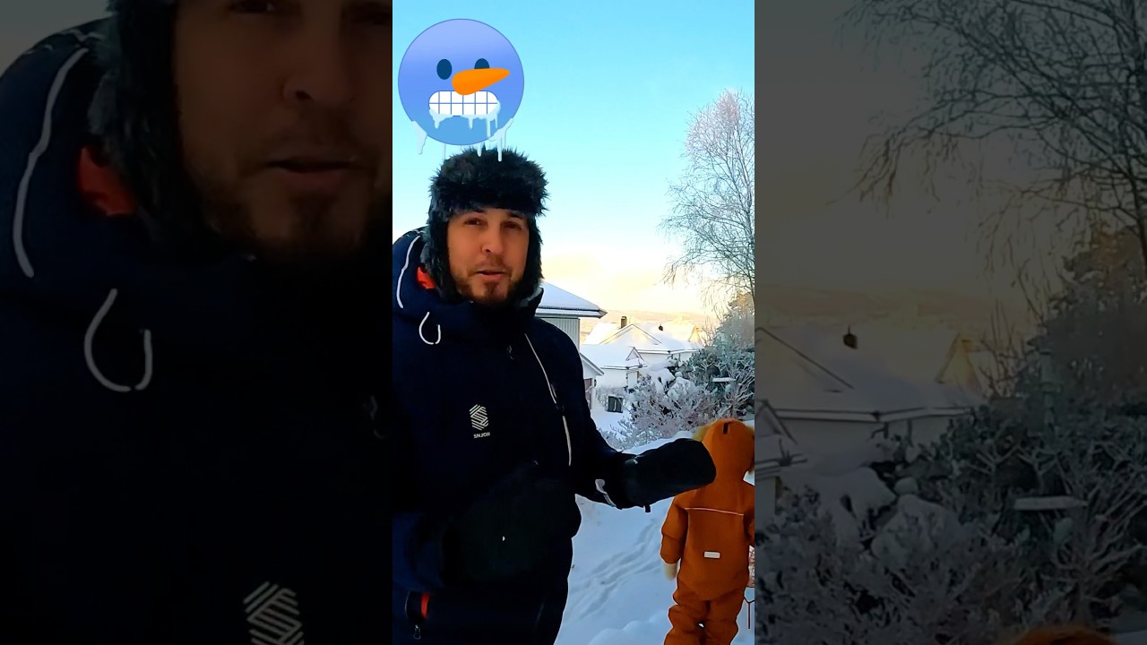 FRIO EXTREMO DO INVERNO NA NORUEGA 🇳🇴