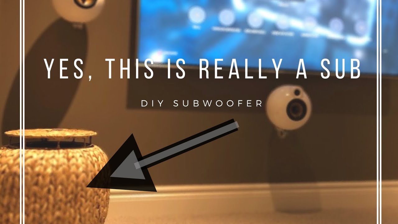 DIY subwoofer with BT amplifier