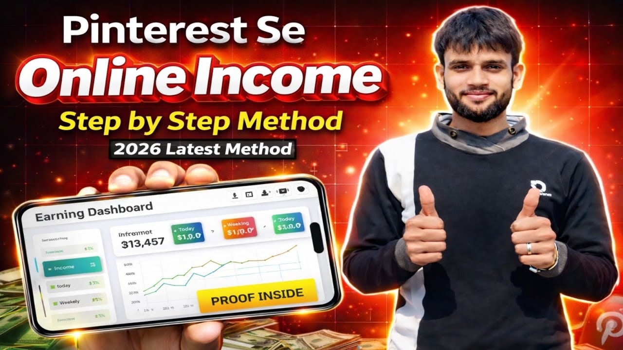 Pinterest से घर बैठे कमाई कैसे करें?  Mobile Se Affiliate Marketing Se Pinterest Se Paise kaisekamae