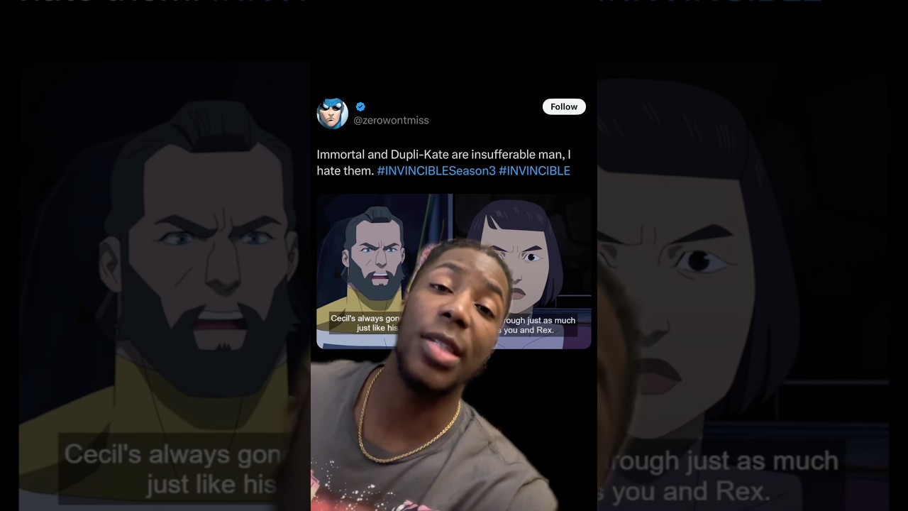 Immortal & Dupli-Kate Are Pissing Me Off #meme #shorts #invincible