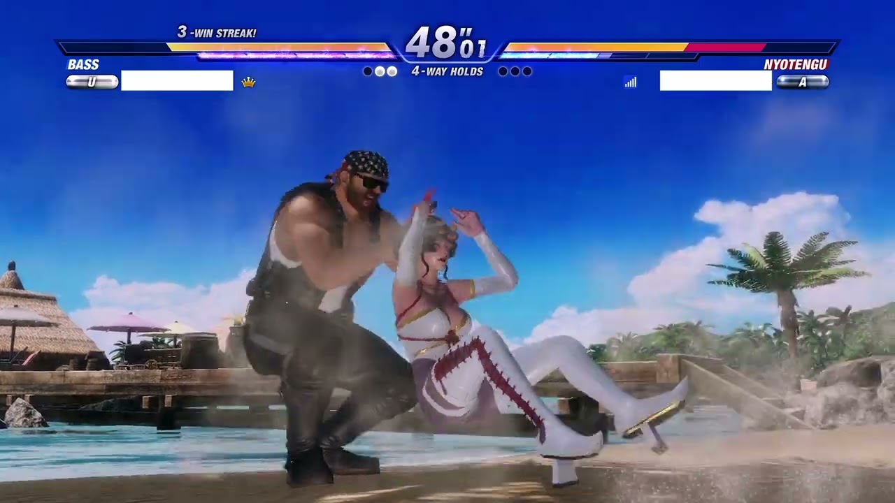 DOA6 Bass STEAM Lobby 26 Feb W1 vs Nyotengu NiCO Kasumi