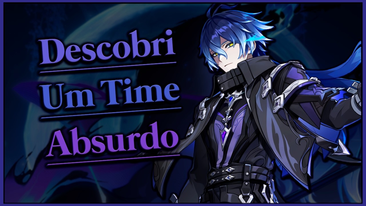 Descobri um Time Absurdo para o Flins com Cristalização Lunar | Genshin Impact