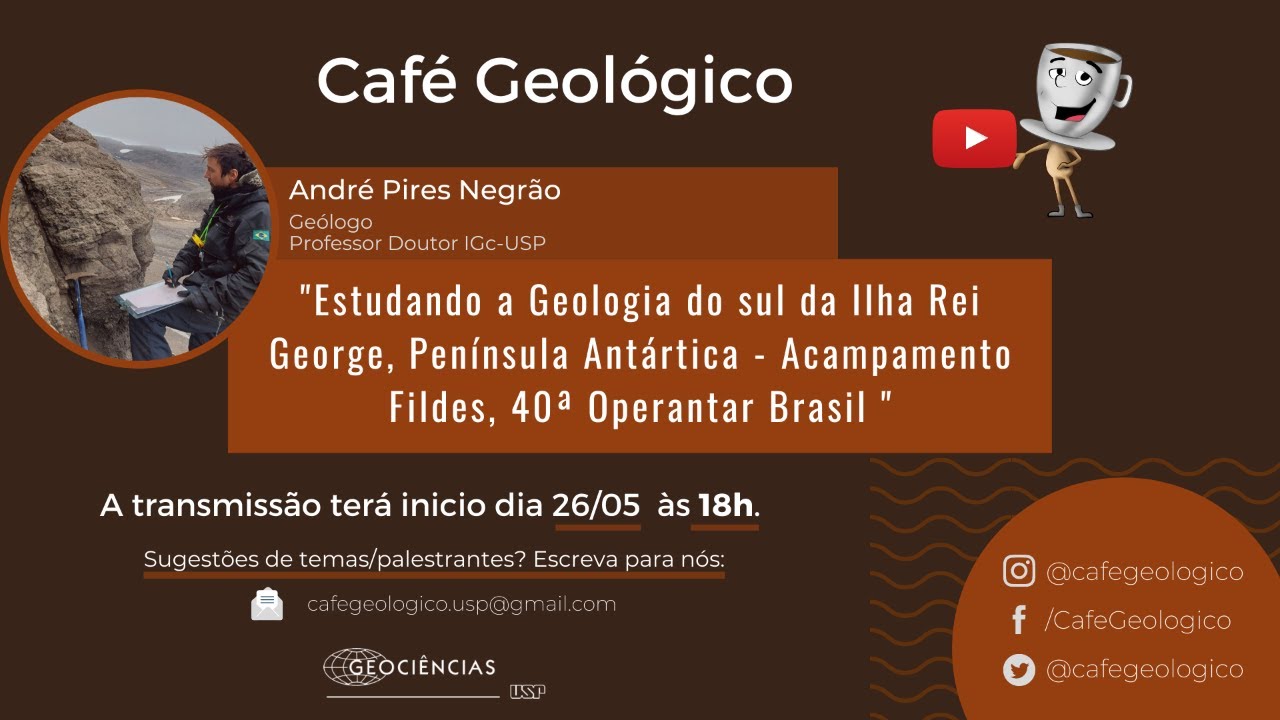 #cafegeologico - Palestra Professor Doutor André Pires Negrão