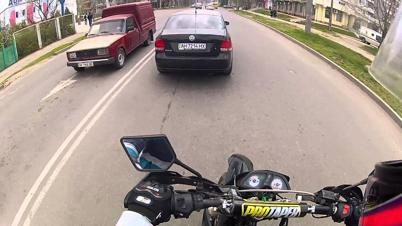 Прохват по городу. Skymoto Dragon 200 (QINGQI)