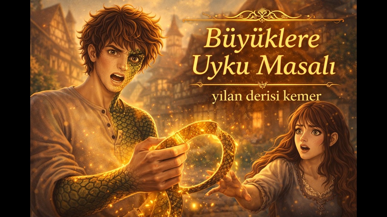 Yılan Derisi Kemer Masalı | Büyüklere Masal | Sesli Kitap | Uyku Öncesi Masal Hikâyesi | Masal