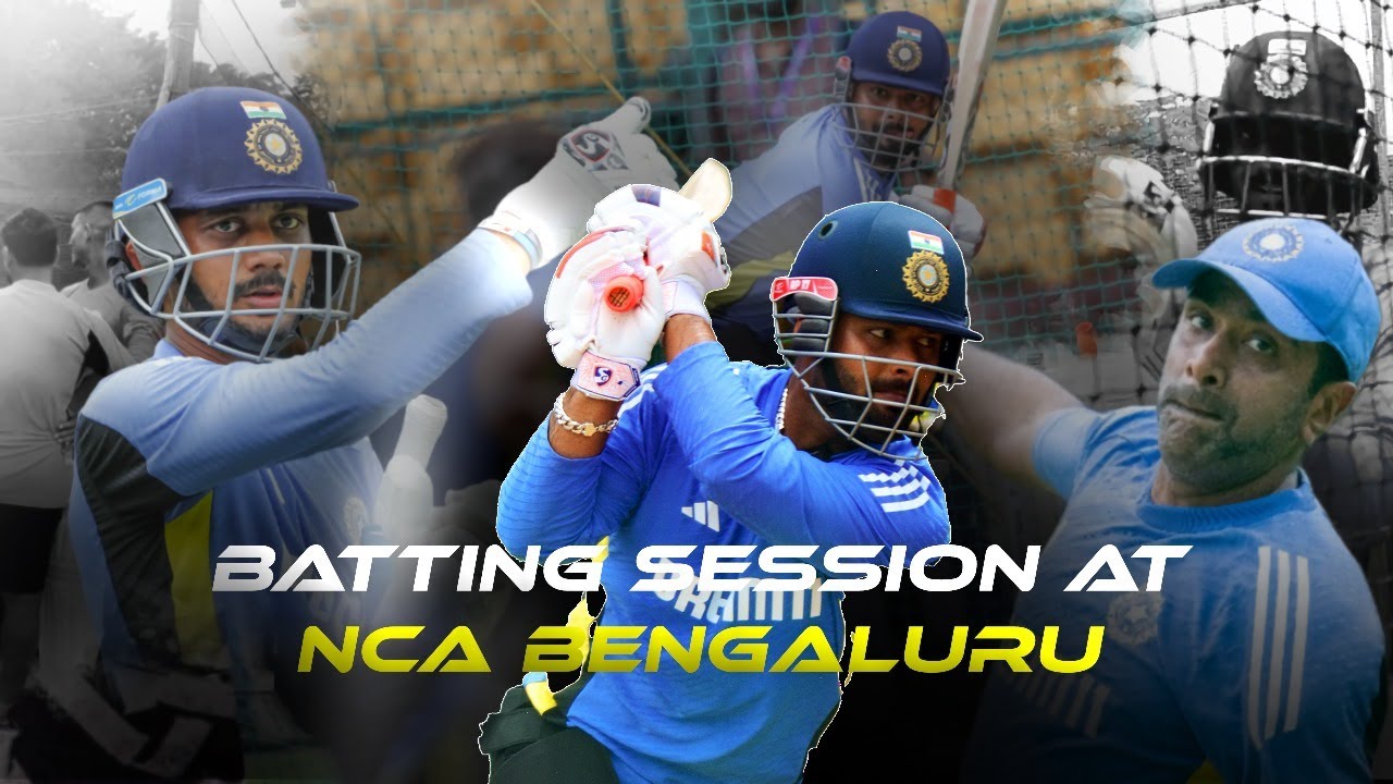 TRAINING WITH - @Ashwin, AKSHAR & YASHASVI @ BENGALURU | RISHABH PANT ✌️