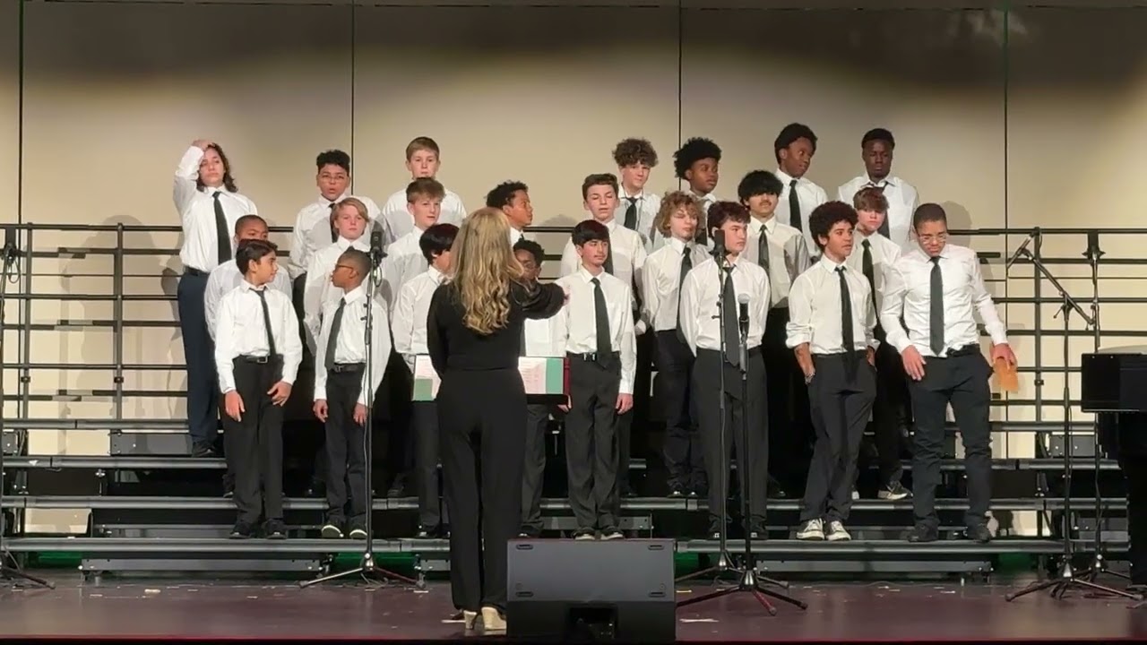 Bumpus Middle School 7th & 8th grade Tenor Bass Choir 2025 Winter Concert