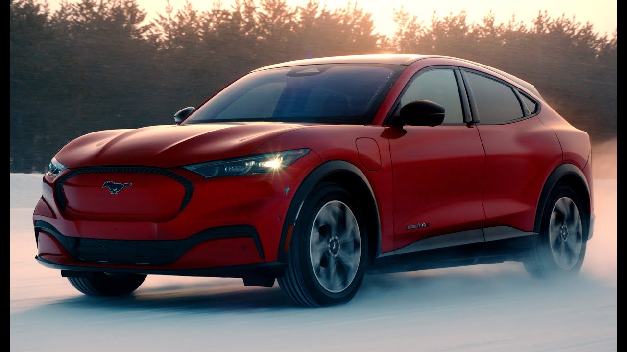 2021 Ford Mustang Mach-E SUV &ndash; AWD Winter Testing