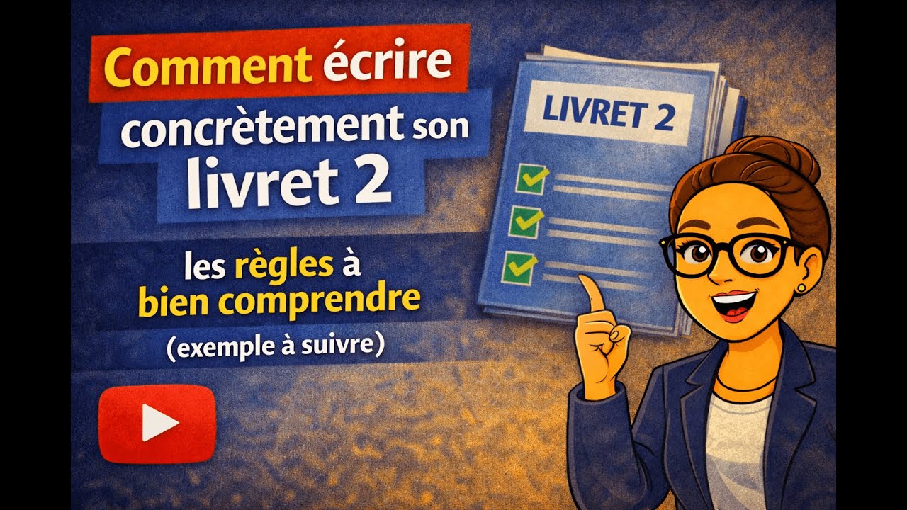 Comment écrire concrètement son livret 2 : les règles à BIEN comprendre !