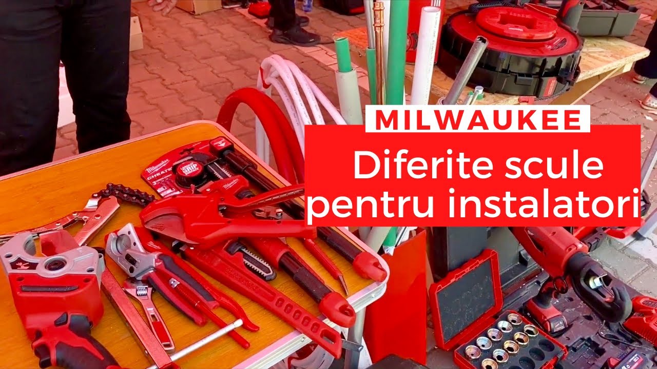 Scule pentru instalatii Milwaukee