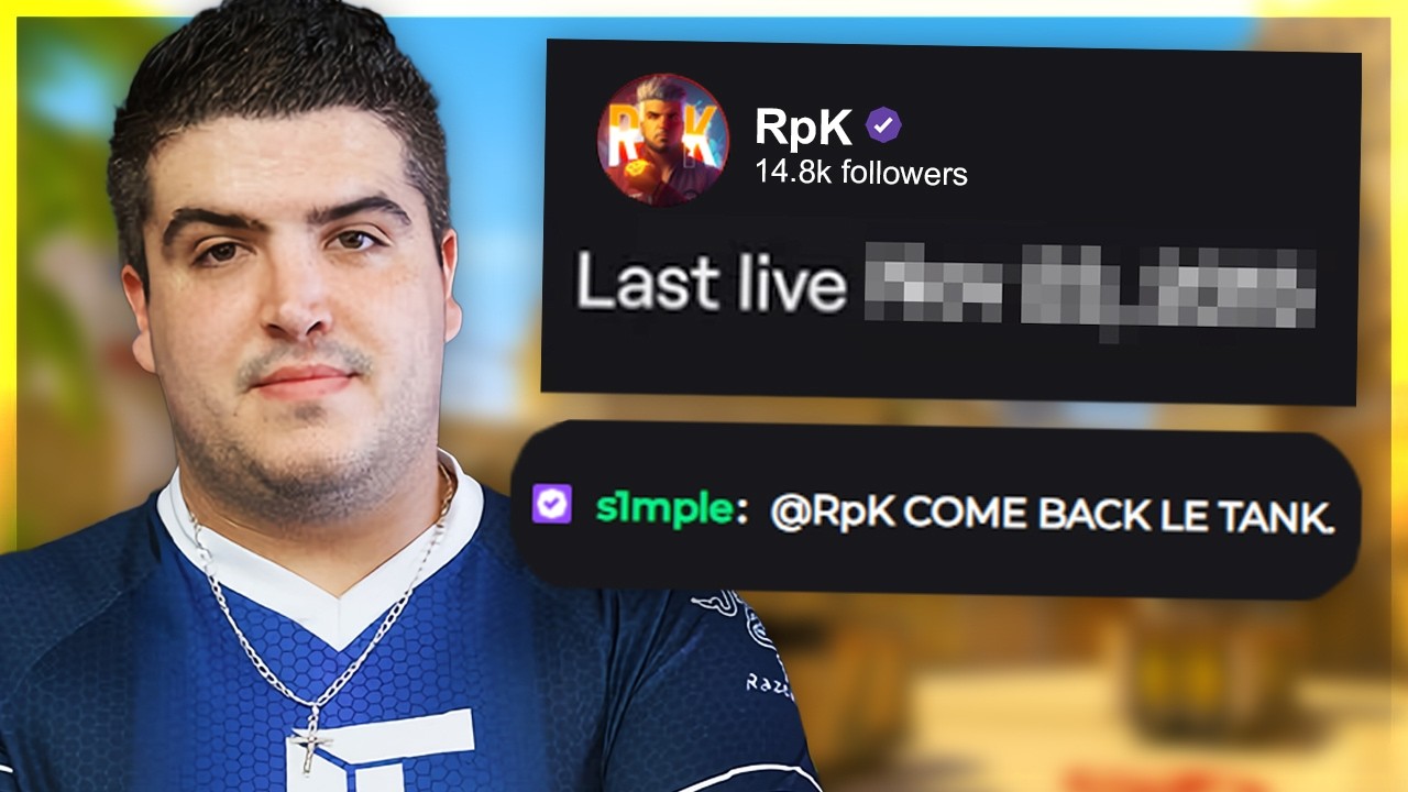 When RpK used to stream...
