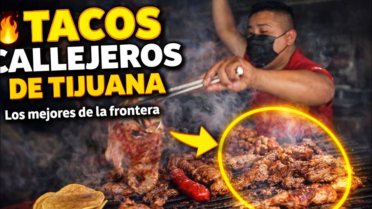 Los MEJORES TACOS CALLEJEROS en Tijuana! Taqueria las 3 Salsas
