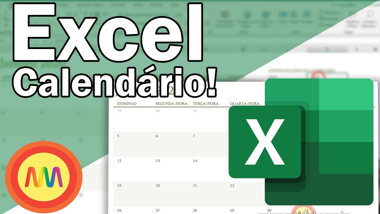 Excel 365 - Crie um Calendário - Método rápido e método com passo a passo.