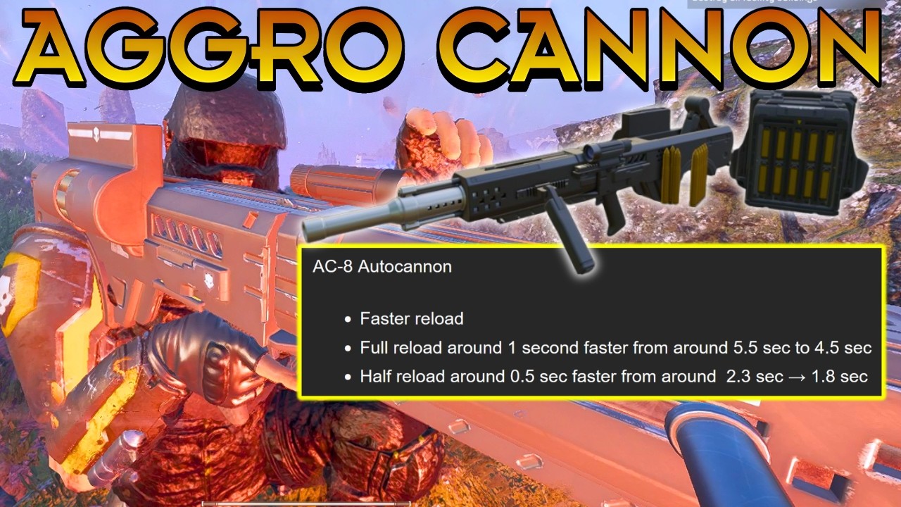 Helldivers 2 - perfecting the aggressive autocannon playstyle