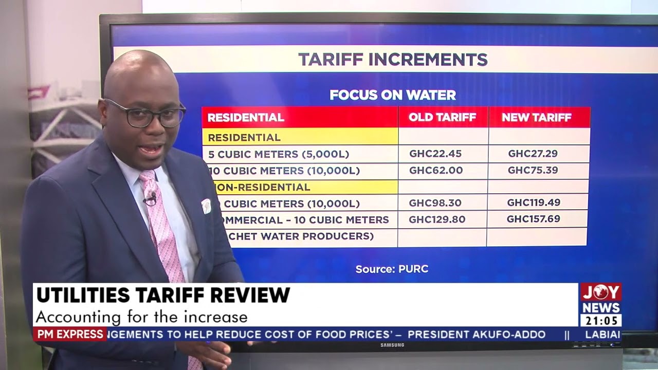 Utilities Tariff Review: Accounting for Increase;  an analysis by Blesses Sogah