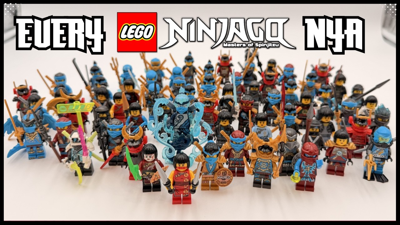 Every Ninjago Nya Minifigure EVER 🌊 (2011-2026)