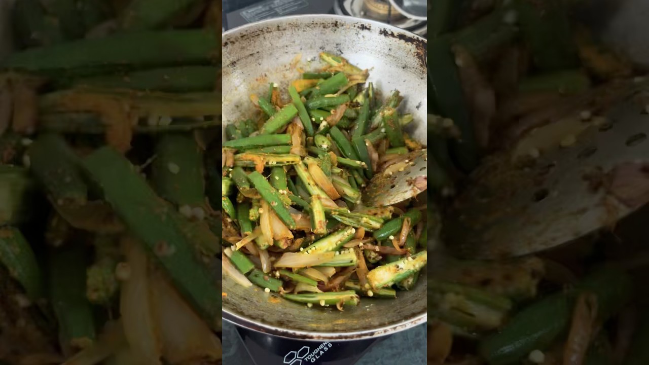 BHINDI SABZI RECIPE | #bhindi #bhindisabji #trending #viralshort #food #recipe #video #youtubeshorts
