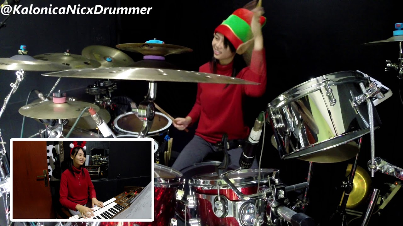 Christmas Songs ( Instrumental Medley ) Drums , Hammond Organ & Octapad by Kalonica Nicx