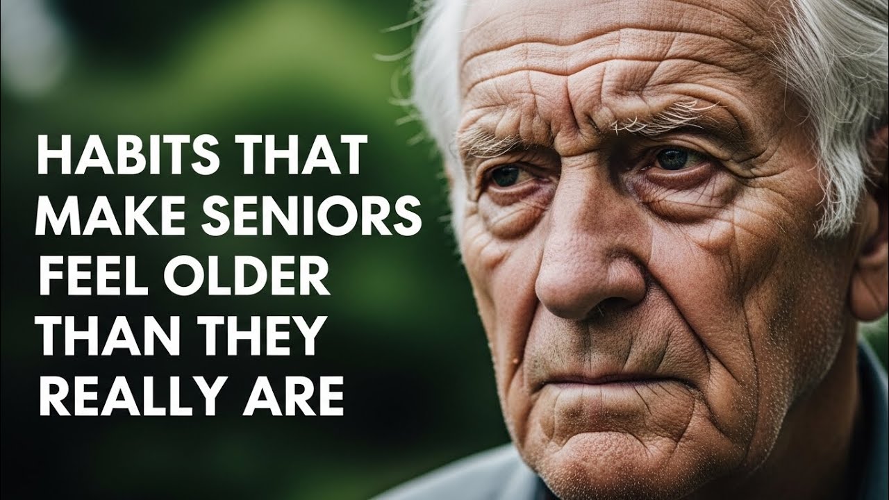 10 HABITS THAT MAKE ELDERLY FEEL OLDER THAN THEIR ACTUAL AGE.