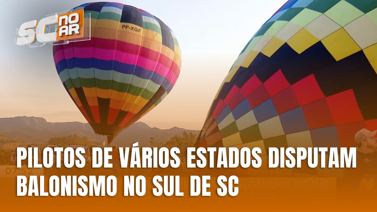 Praia Grande recebe 1º Campeonato Catarinense de Balonismo