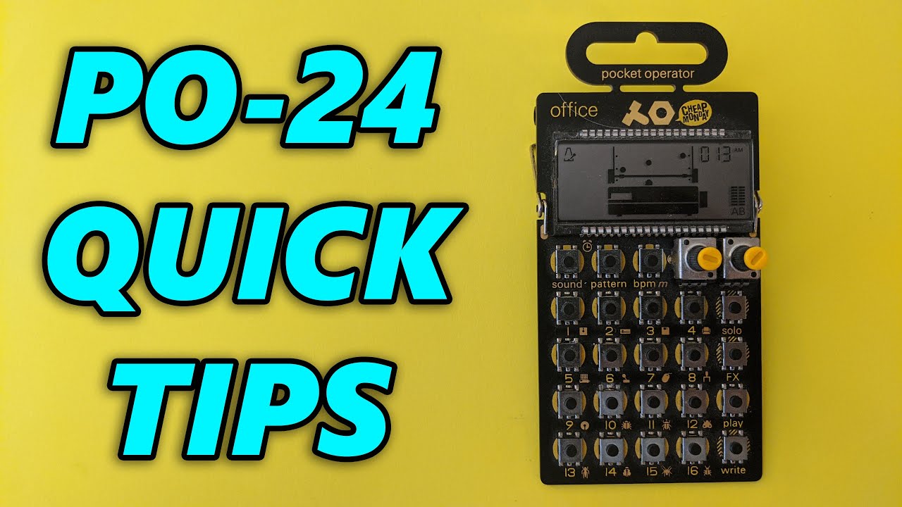 PO-24 Quick Tips! (Retriggering, Step Parameters, Multiple Solos)