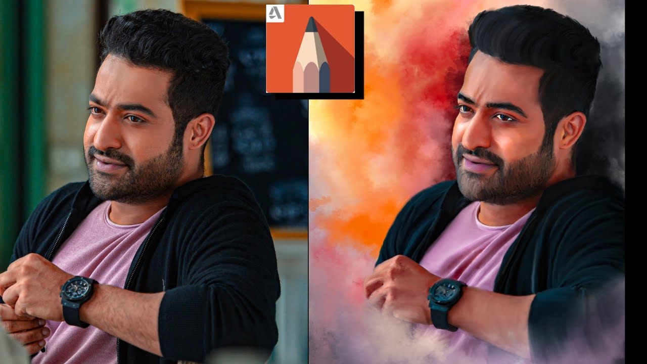 Smudge Digital Painting | Digital Portrait | Autodesk Mobile | Autodesk Sketchbook