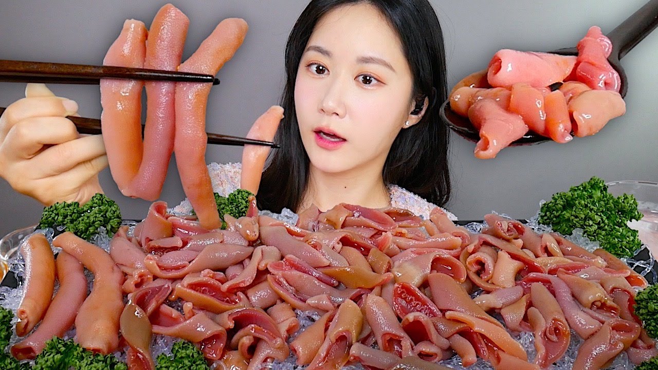 ASMR MUKBANG | Ложка Червь🪱 Вечеринка С Морепродуктами🥳 (Рыба-Пенис) | eating | Real Sound Mukbang
