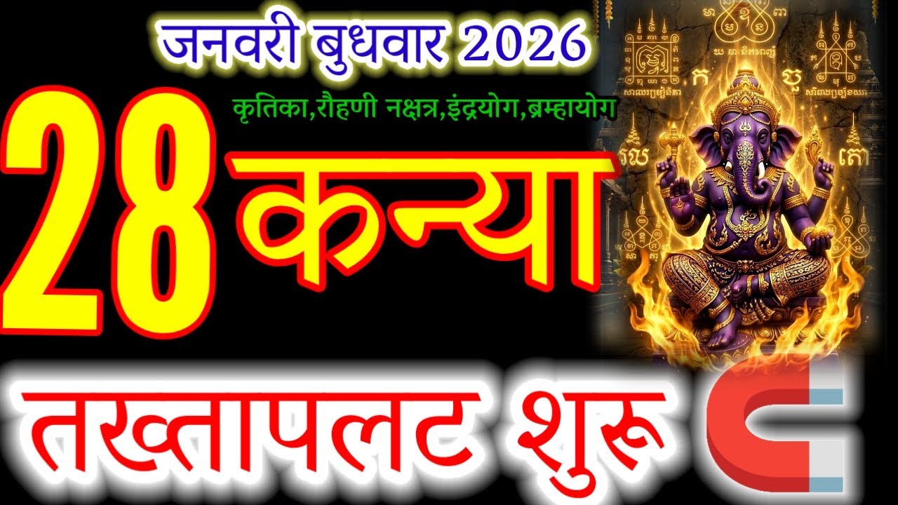 Kanya Rashi: 28 January 2026 | Sab Kuch Badal Jayega! ♍ Takhtapalat Shuru!#virgo#kaniyarashi#rashi 