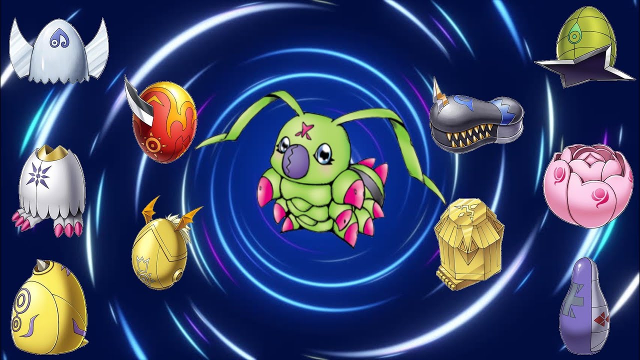 Wormmon Armor Evolution Line!