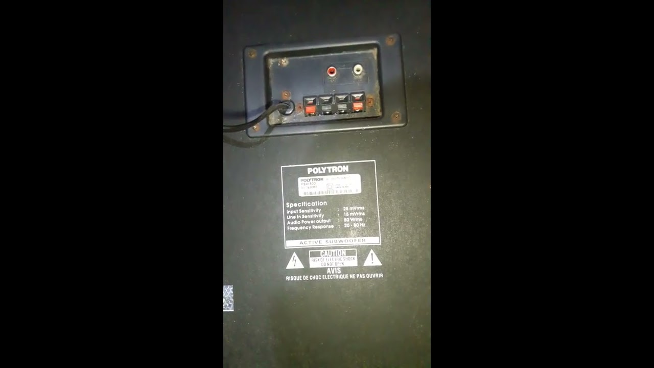 Penasaran  bedah Subwoofer Polytron PSW500I