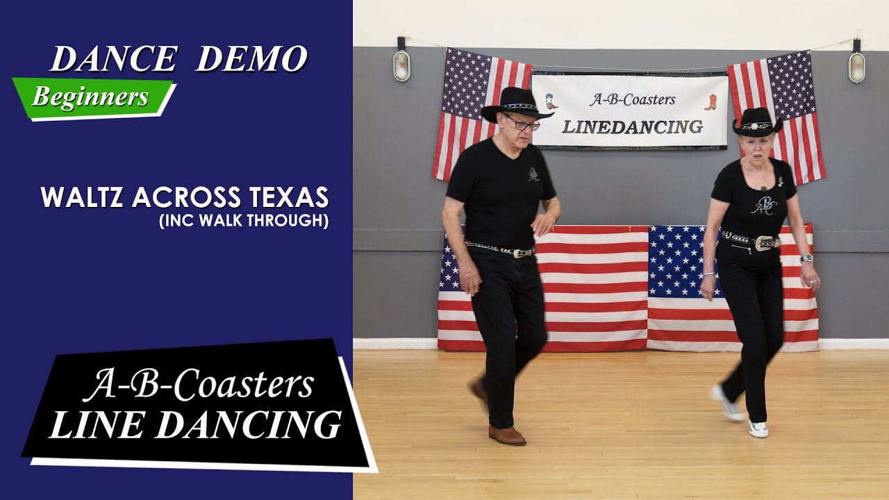 WALTZ ACROSS TEXAS - Line Dance Demo & Walk Through