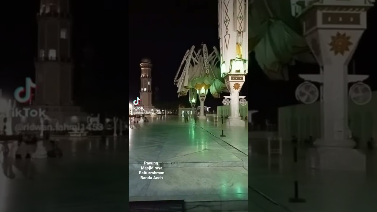 payung mesjid raya Baiturrahman Banda Aceh #infobandaaceh #religion #ramadan