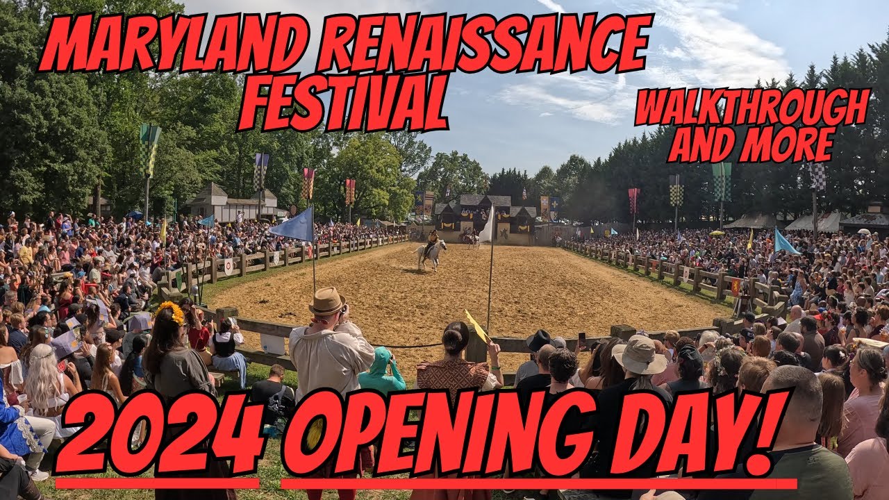Maryland Renaissance Festival Opening Day 2024 - Walkthrough and more!