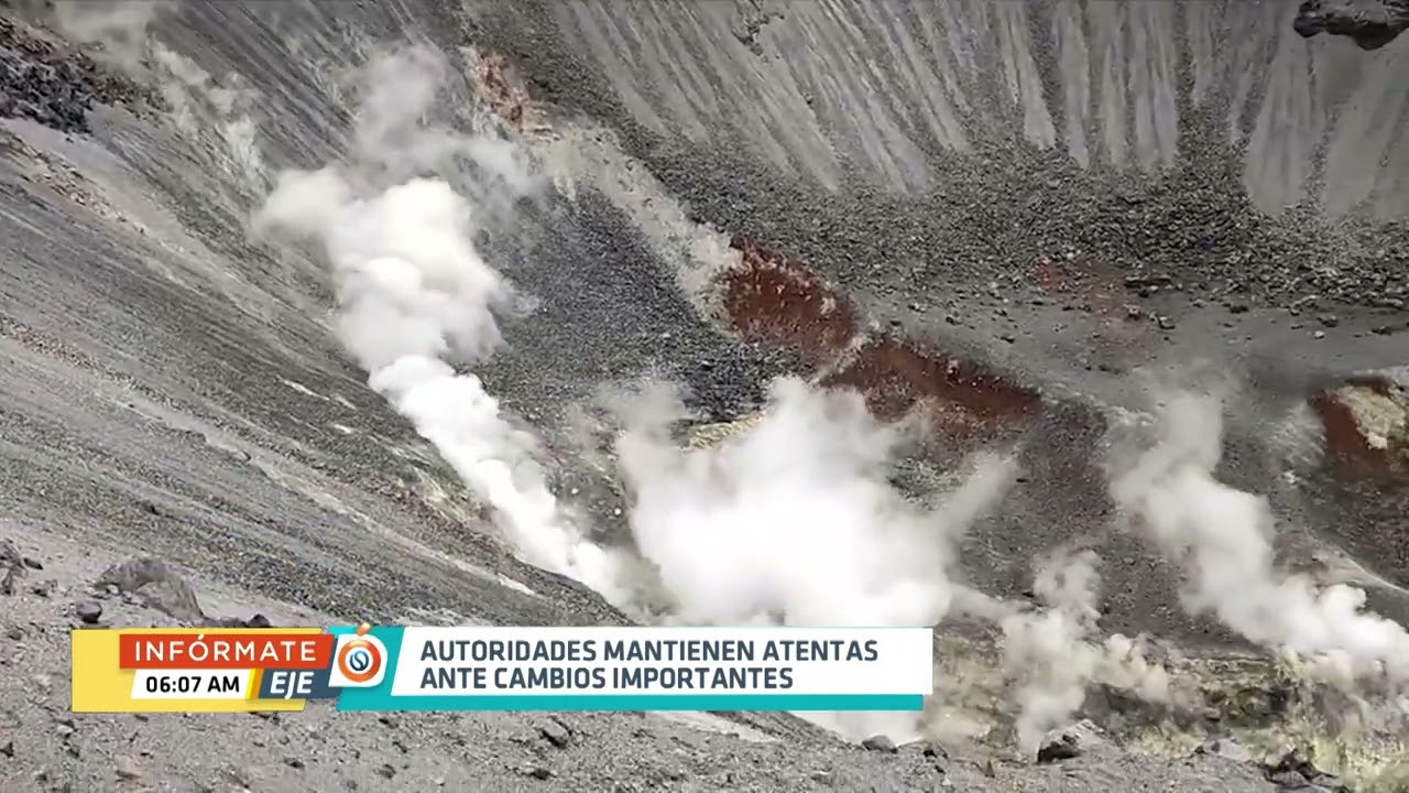 Aumentan se&ntilde;ales s&iacute;smicas y desgasificaci&oacute;n en el volc&aacute;n Purac&eacute;, que sigue en alerta amarilla