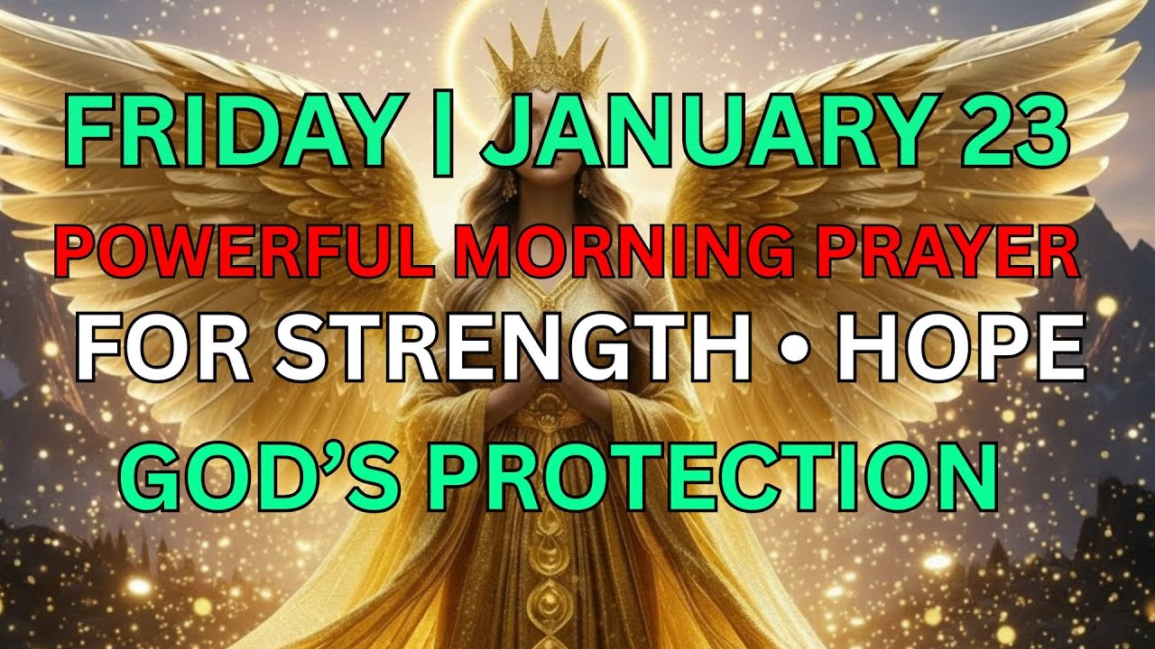 Start Your Day With This Powerful Morning Prayer | Strength, Hope & God’s Protection 🙏
