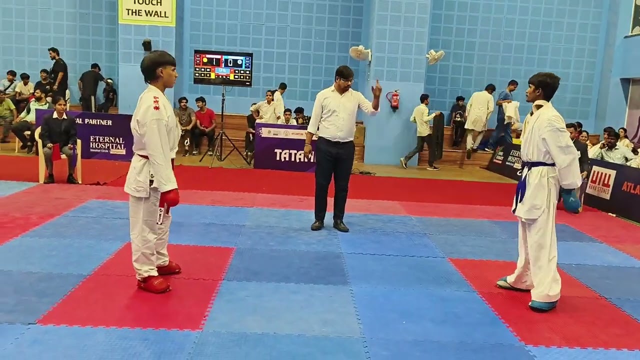 Khel karate league karate temple sahani aman vs prem shahi..... @karatetemple @WKFKarateWorldChamps 